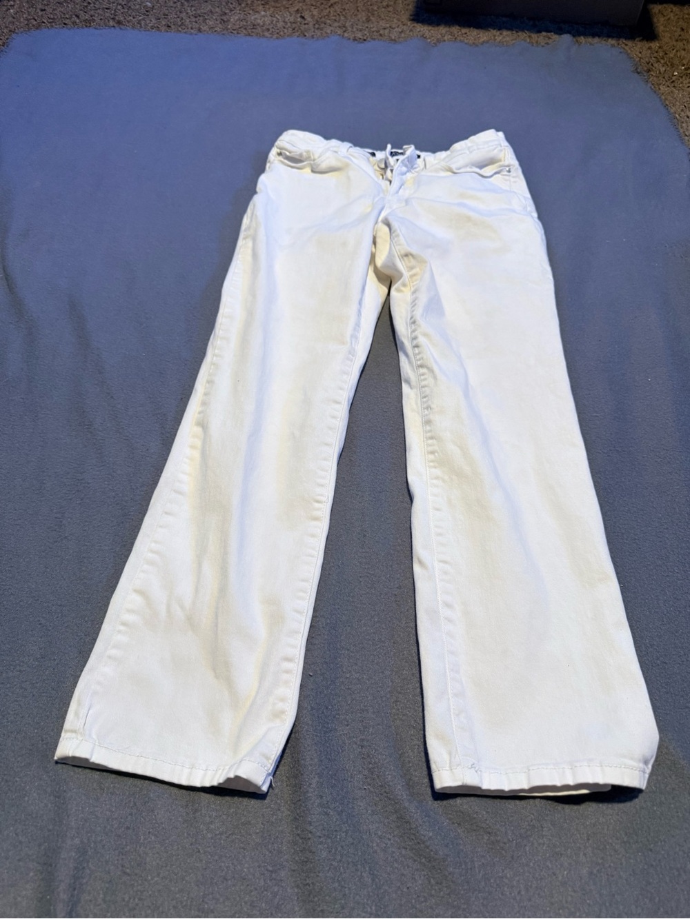 Charter Club White Straight Leg Pants
